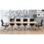 Офисный стол для переговоров Loft-design Q-2700 мм длинный прямоугольный лдсп дуб-палена Чернигов