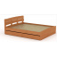 Двоспальне ліжко Компаніт Модерн-140 з двома ящиками і узголів'ям лдсп Світла Вільха Чернівці