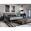Двуспальная кровать Tenero Герар 160х200 см с изголовьем металлическая на ножках в стиле Лофт Николаев