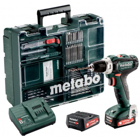 Аккумуляторный шуруповерт Metabo PowerMaxx BS 12 Set (601036870)