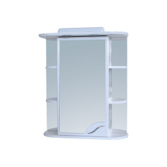 Шкаф навесной зеркальный для ванной комнаты ПиК БАЗИС 60 с подсветкой Черновцы