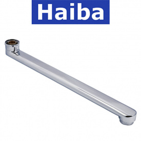 Гусак Haiba на ванну плоский прямой 30 см