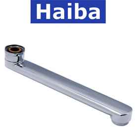 Гусак Haiba на ванну плоский прямой 20 см