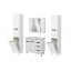 Комплект мебели для ванной комнаты Альвеус 80 с умывальником Комо 80 + пенал Альвеус 40 с корзиной Житомир