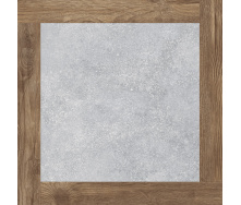 Керамическая плитка Golden Tile Concrete&Wood серый 607x607x10 мм (G92510)
