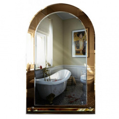 Зеркало на бронзе арка в ванную 400x700 Умань