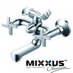 Змішувач для ванни короткий ніс MIXXUS Galaxy Euro Chr-009 Луцьк