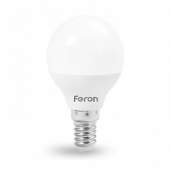 Лампа куля LED FERON LB-745 P45 230V 6W Е14 4000K Киев