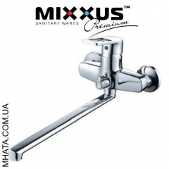 Смеситель для ванны длинный нос Mixxus Gavi Euro Chr-006 Тернопіль