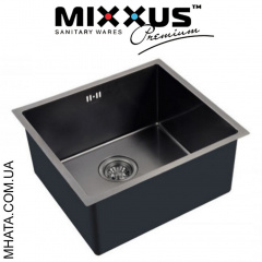 Кухонная мойка Mixxus MX4843-220x1,0-PVD-BLACK Ахтырка