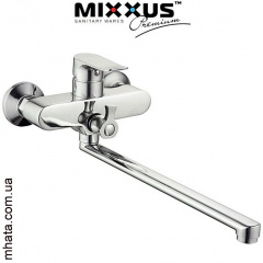 Смеситель для ванны длинный нос Mixxus Nobel Euro (Chr-006) Свесса