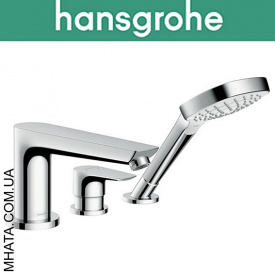 Змішувач Hansgrohe (art 71730000) для ванної вбудовуваний Talis на 3 отвори