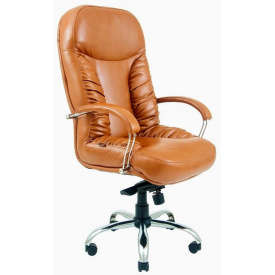 Офисное Кресло Руководителя Richman Буфорд Флай 2213-S Хром М3 MultiBlock Светло-коричневое