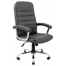Офисное кресло руководителя Richman Лион Fly 2230 Хром М2 AnyFix Черное