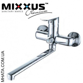 Змішувач для ванни довгий ніс Mixxus Nem Euro Chr-006