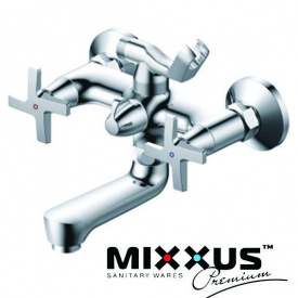 Смеситель для ванны короткий нос MIXXUS Galaxy Euro Chr-009
