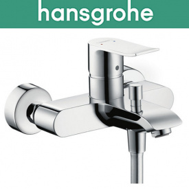 Смеситель Hansgrohe (31480000) для ванны короткий нос Metris
