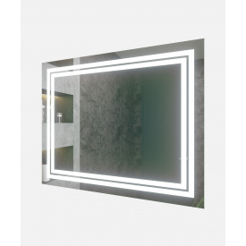 Зеркало LED 100x80x3см PR-D81