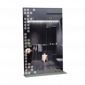 Зеркало для ванной комнаты 400х700 Ф337