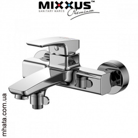 Смеситель для ванны короткий нос MIXXUS Premium Patrick Euro (Chr-009), Польша