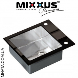Кухонная мойка Mixxus MX(304)6051-200x1,2-HM-GLASS