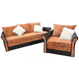 Комплект Ribeka "Стелла" диван и 2 кресла Песочный (03C02)