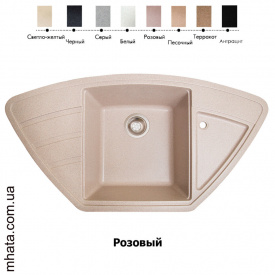 Плита гранітна мийка Адамант CONSENSUS 1060x575x190