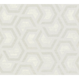 Виниловые обои на флизелиновой основе A.S.Creation Linen Style 36760-4 Серый-Белый