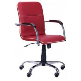 Офисное кресло руководителя Richman Самба Флай 2210 Хром М2 AnyFix Красное