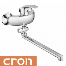 Змішувач для ванни довгий ніс Cron Mars EURO (Chr-006)