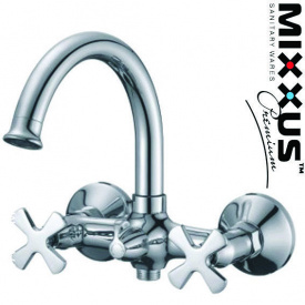 Змішувач для ванни короткий ніс MIXXUS Fobos Euro Chr-009