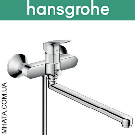 Смеситель Hansgrohe 71402000 для ванной длинным носом Logis