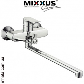 Смеситель для ванны длинный нос Mixxus Nobel Euro (Chr-006)