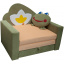 Малютка диван Ribeka Лягушка Зеленый (01M103) Суми
