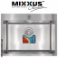 Кухонная мойка Mixxus SET 6045-200x1.0-SATIN (со смесителем, диспенсером, сушкой в комплекте) Днепр