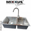 Кухонная мойка Mixxus SET 7843 D-220x1.0-SATIN (со смесителем, диспенсером, сушкой в комплекте) Днепр