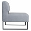 Кресло Richman Лаунж со спинкой 770 x 770 x 830H см Серое Херсон