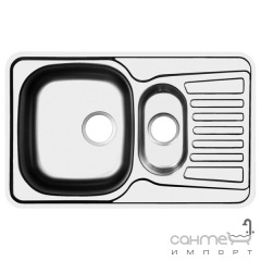 Кухонная мойка Ukinox Comfort COL 780.480 15 GT 8K декор Надворная