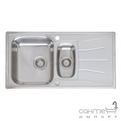 Кухонна мийка, виразний стандартний монтаж Reginoх Diplomat 1.5 DECOR LEFT (лівостороння) Нержавіюча Сталь Кривий Ріг