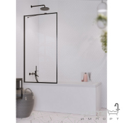 Шторка для ванны Radaway Idea Black PNJ 70 Frame 10001070-54-56 черный/прозрачное стекло Кропивницкий
