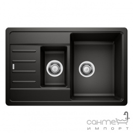 Гранитная кухонная мойка Blanco Silgranit Legra 6S Compact 526085 черный