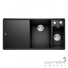 Гранитная кухонная мойка Blanco Silgranit Axia 6 S-F 525855 черный
