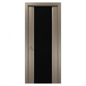 Дверь Папа Карло Cosmopolitan CP-22 триплекс черный 610х2000 мм