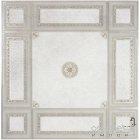 Декор 59х59 Grespania Palace Ambras 3 Agata Blanco белая под мрамор