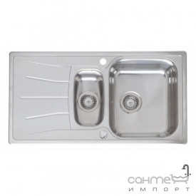 Кухонна мийка, виразний стандартний монтаж Reginoх Diplomat 1.5 DECOR RIGHT Нержавіюча Сталь