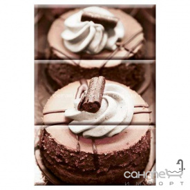 Плитка ABSOLUT KERAMIKA COMP CHOCOLATE CAKE декор3