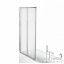 Шторка для ванни Besco PMD Piramida Ambition premium -2 80,5х140 профіль хром прозоре скло Кропива
