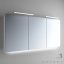 Зеркальный шкафчик с LED подсветкой Marsan Adele 5 650х1500 графит Запорожье