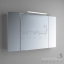 Зеркальный шкафчик с LED-подсветкой Marsan Therese-4 650х1100 графит Запорожье