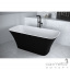 Отдельностоящая ванна с сифоном Besco Assos 160x70 Black&White Ивано-Франковск